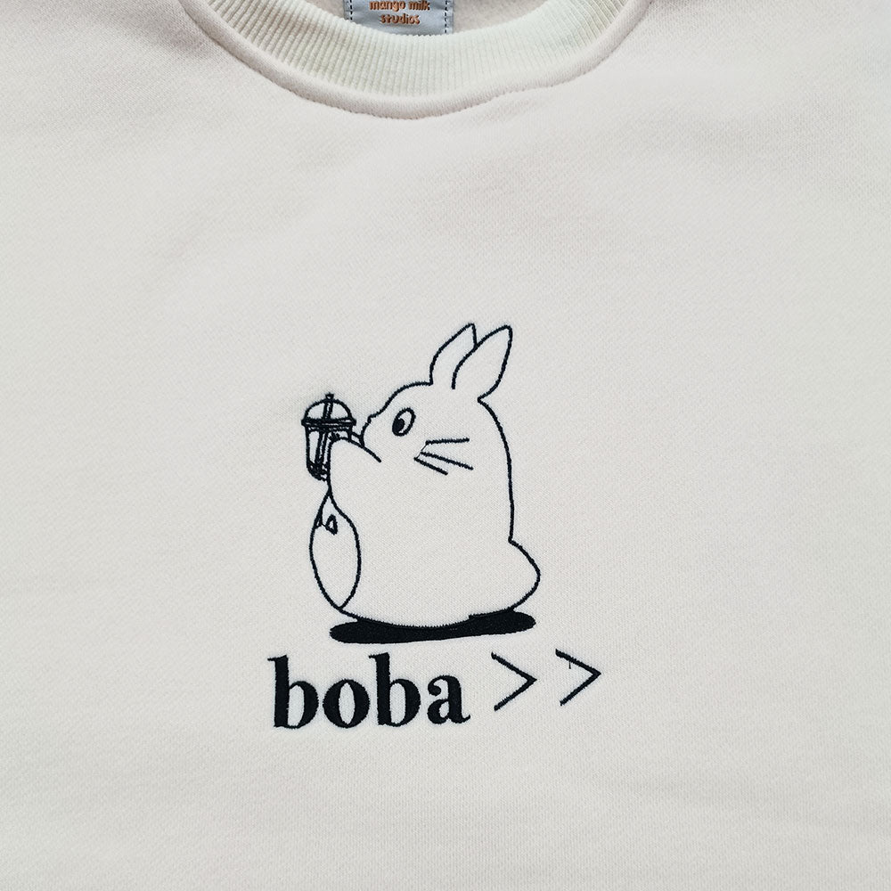 Boba >> Sweatshirt - Off White