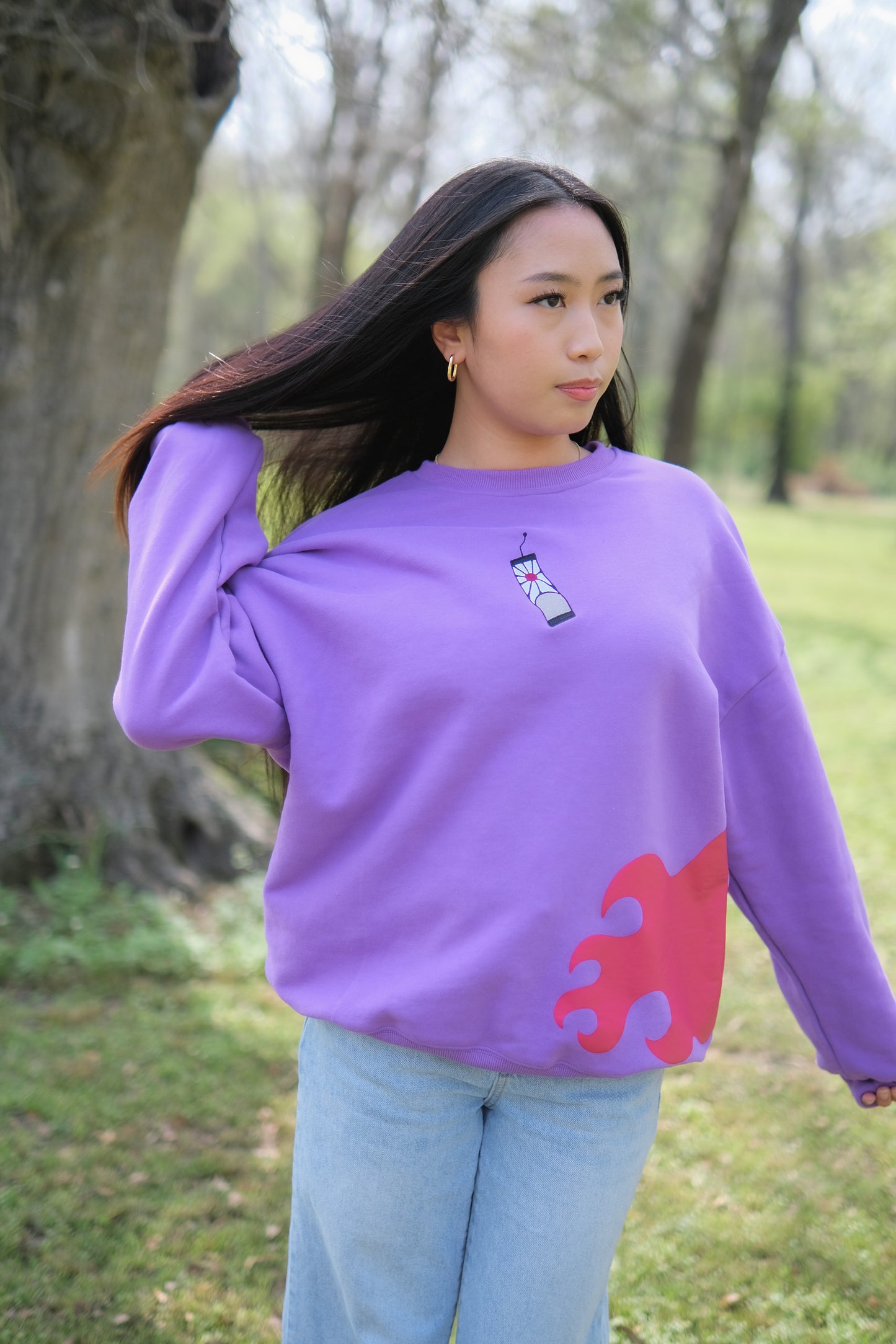 KNY Twin Demons Sweatshirt - Purple