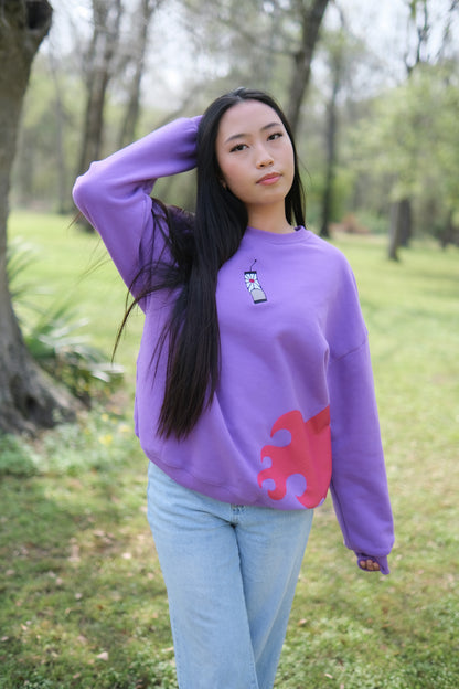 KNY Twin Demons Sweatshirt - Purple