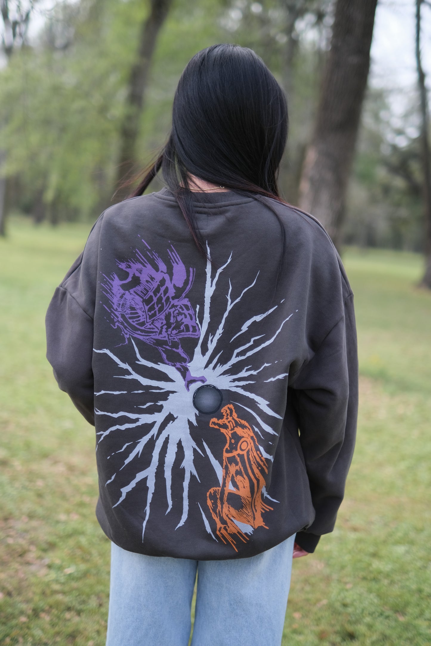 Ninja Final Battle Sweatshirt - Dark Grey