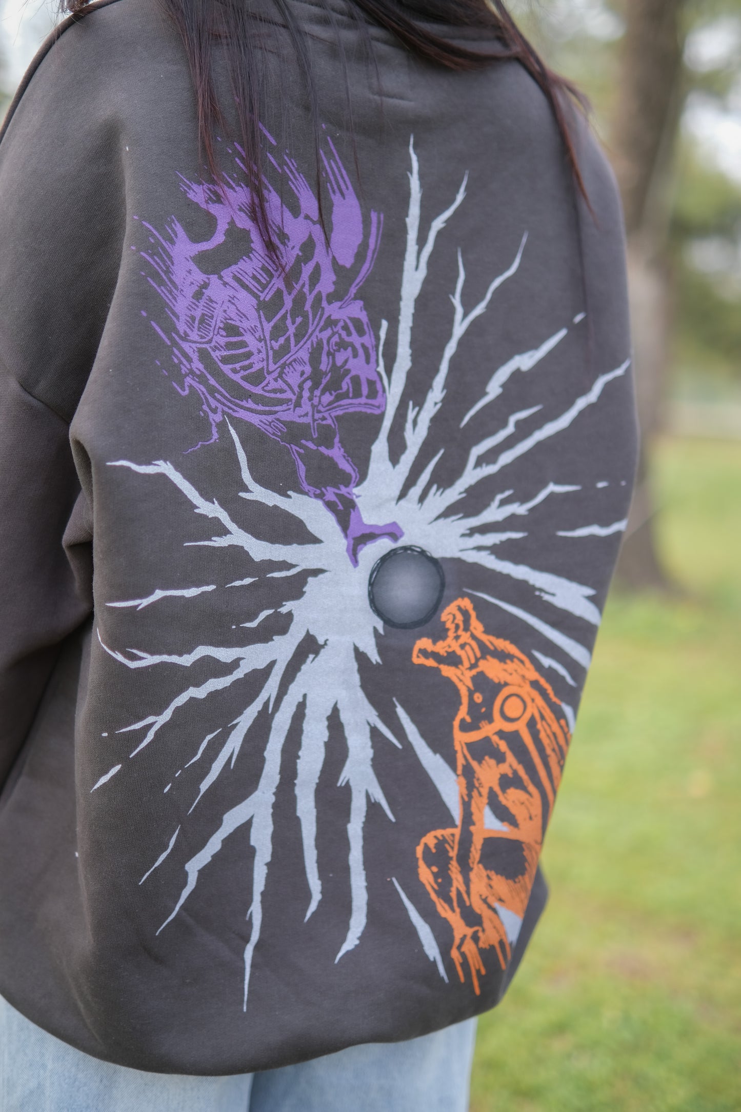 Ninja Final Battle Sweatshirt - Dark Grey