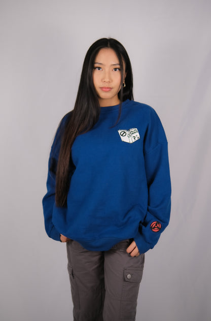 Ninja Masked Sensei Sweatshirt - Dark Blue