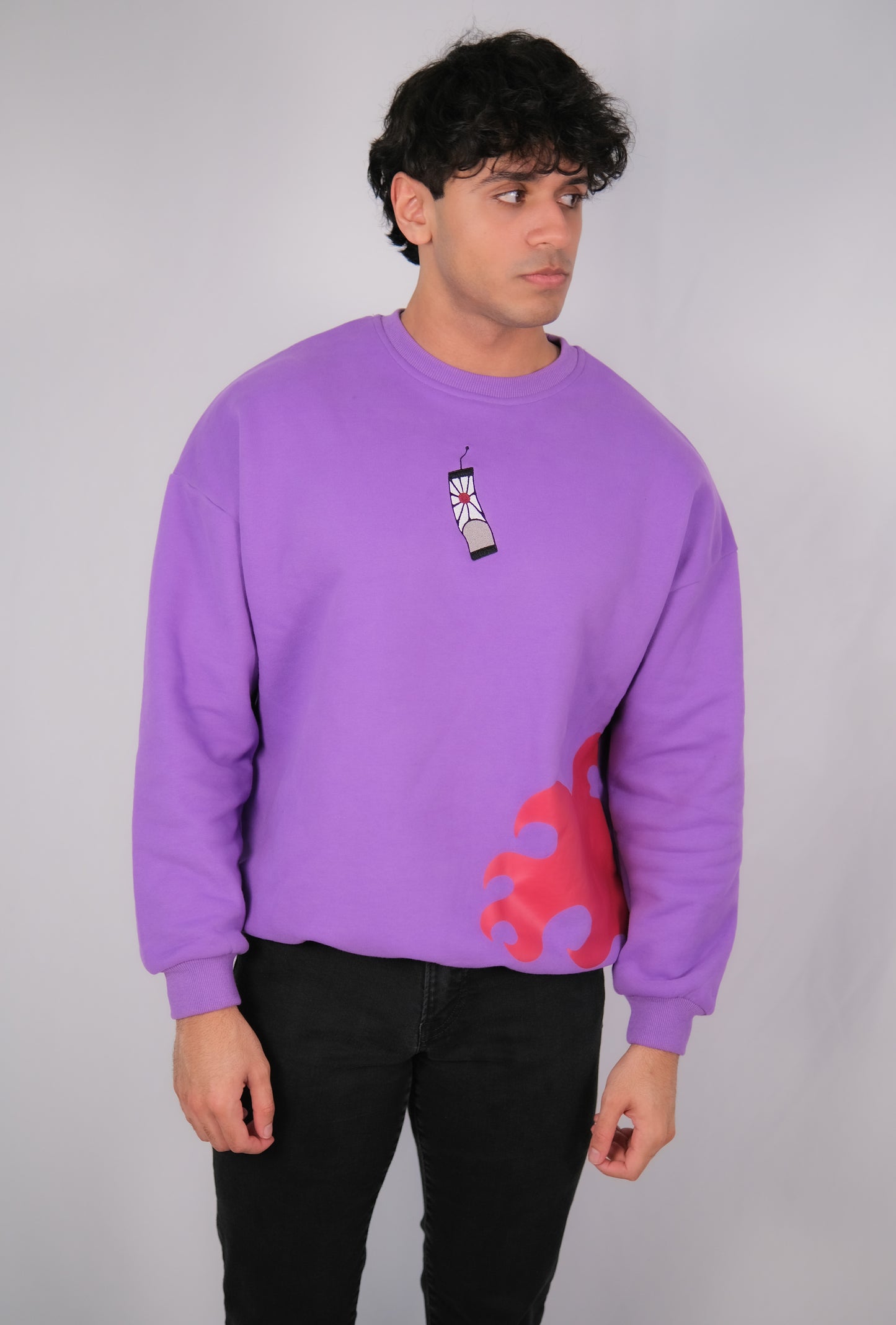 KNY Twin Demons Sweatshirt - Purple