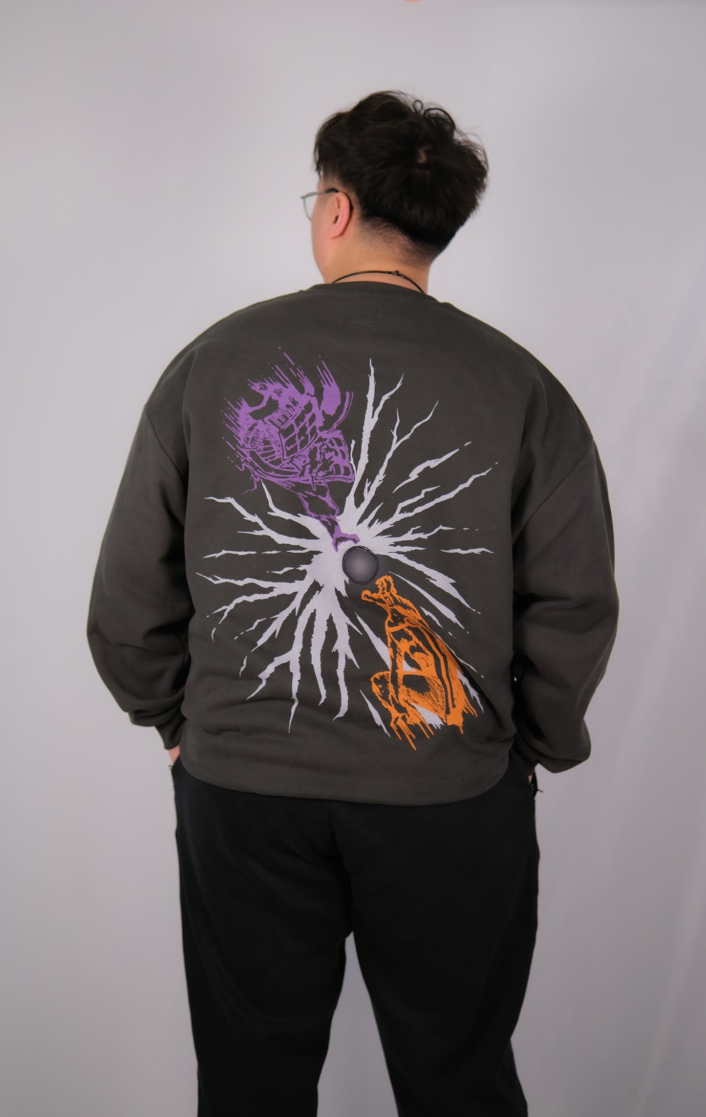 Ninja Final Battle Sweatshirt - Dark Grey