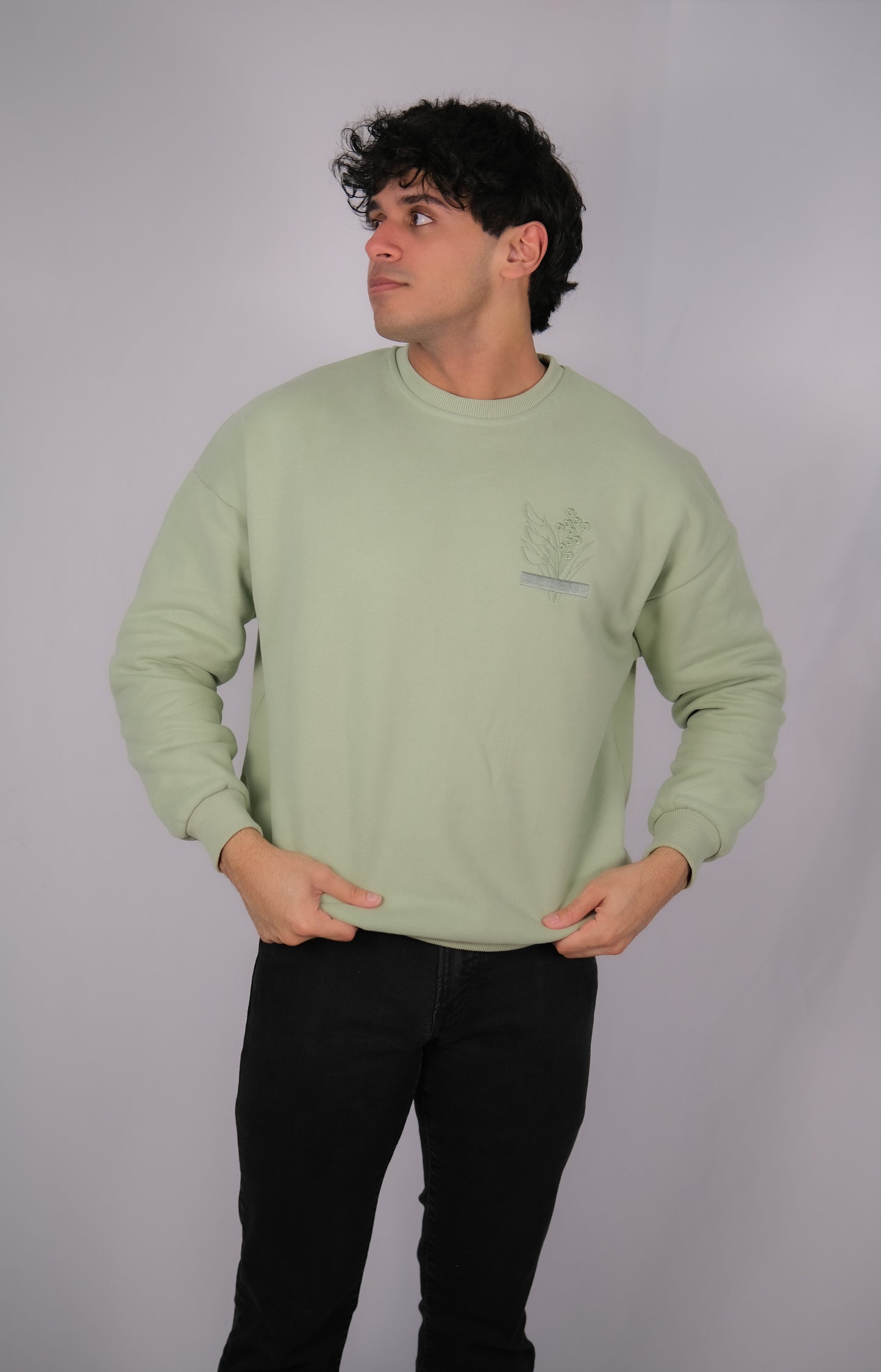 Moving Castle Sweatshirt - Light Green