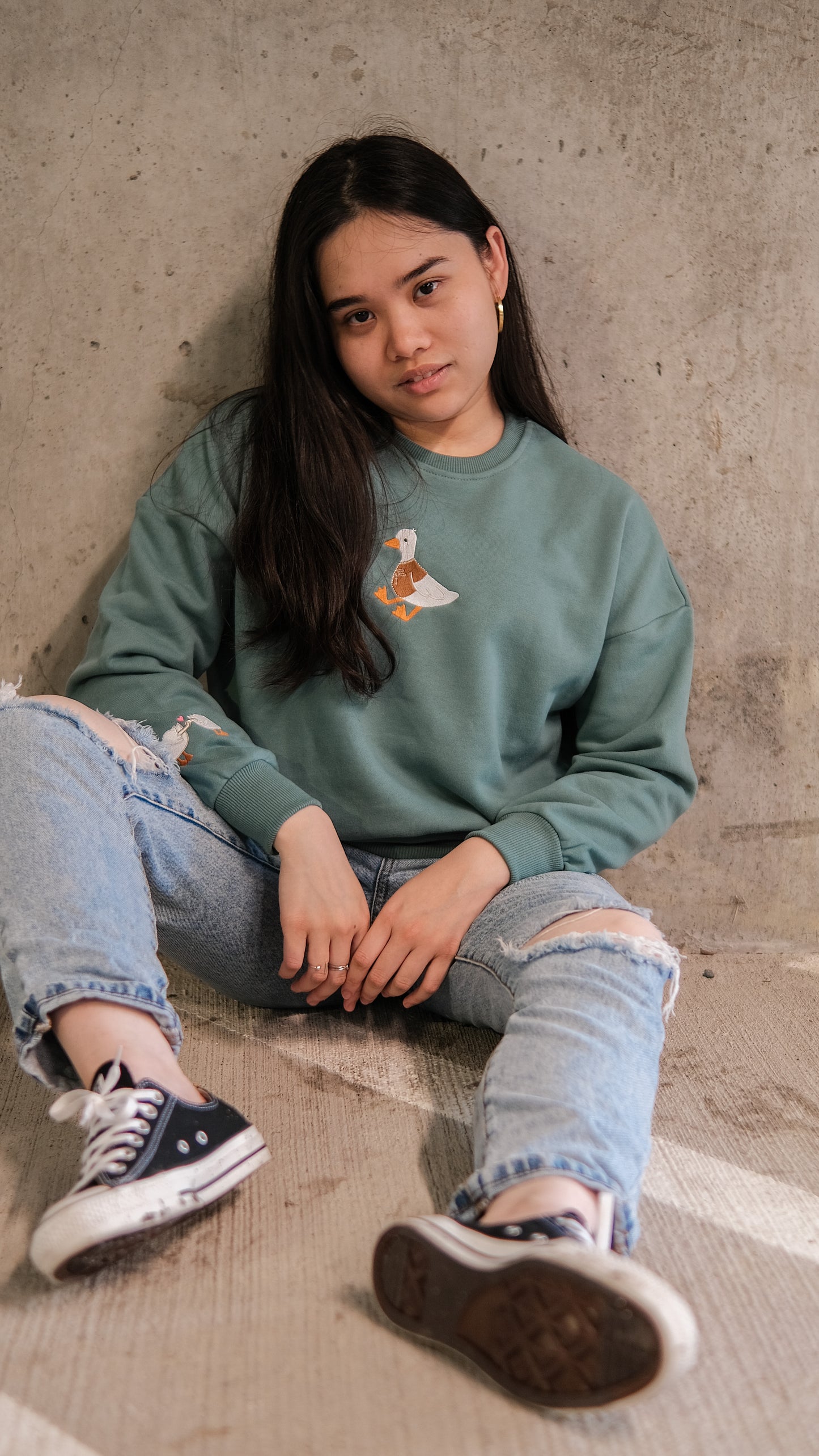 Toto Duck Sweatshirt - Teal