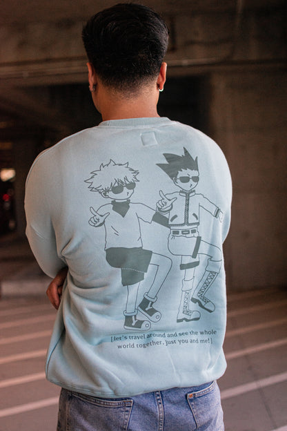 HXH Killugon Sweatshirt - Light Teal