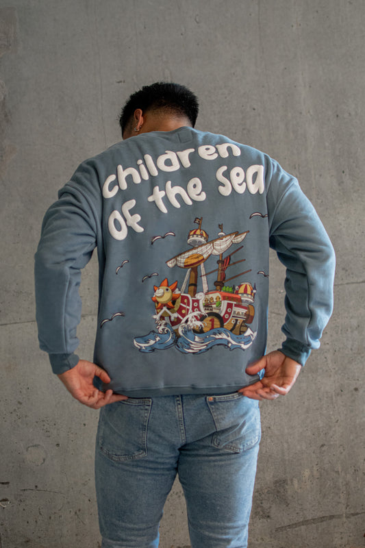 Pirate Children of the Sea Sweatshirt - Blue