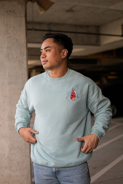 HXH Killugon Sweatshirt - Light Teal